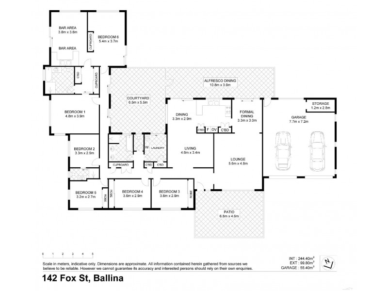142 -144  Fox Street, Ballina NSW 2478 Floorplan