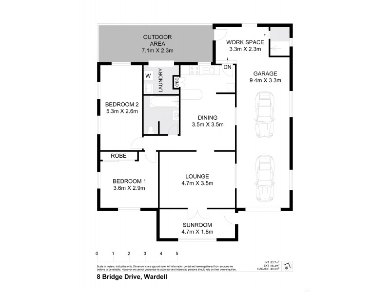 8 Bridge Drive, Wardell NSW 2477 Floorplan