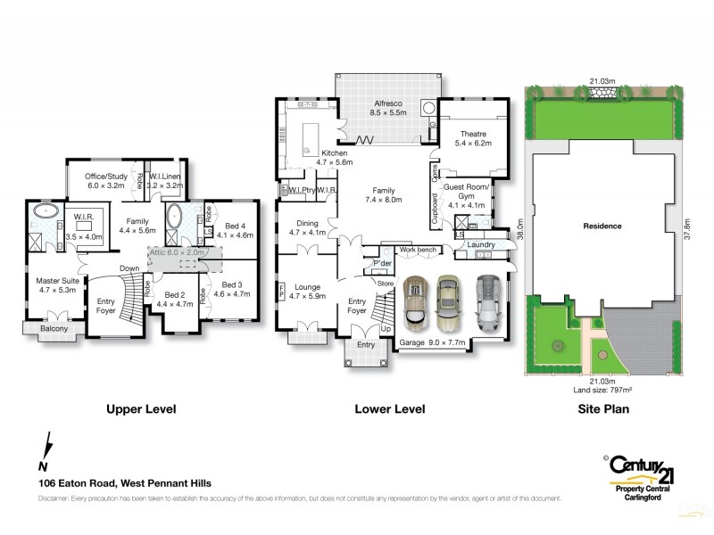 106 Eaton Road, West Pennant Hills NSW 2125 Floorplan