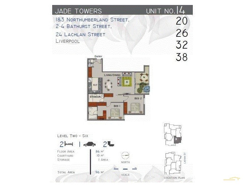 26/24 Lachlan Street, Liverpool NSW 2170 Floorplan