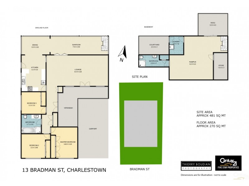 13 Bradman Street, Charlestown NSW 2290 Floorplan