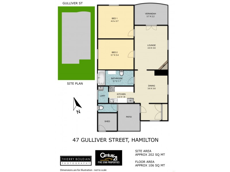 47 Gulliver Street, Hamilton NSW 2303 Floorplan