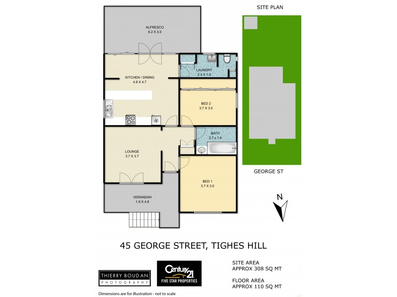 45 George Street, Tighes Hill NSW 2297 Floorplan