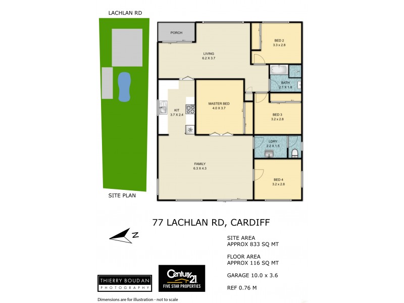 77 Lachlan Road, Cardiff NSW 2285 Floorplan