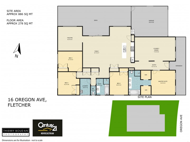 16 Oregon Avenue, Fletcher NSW 2287 Floorplan