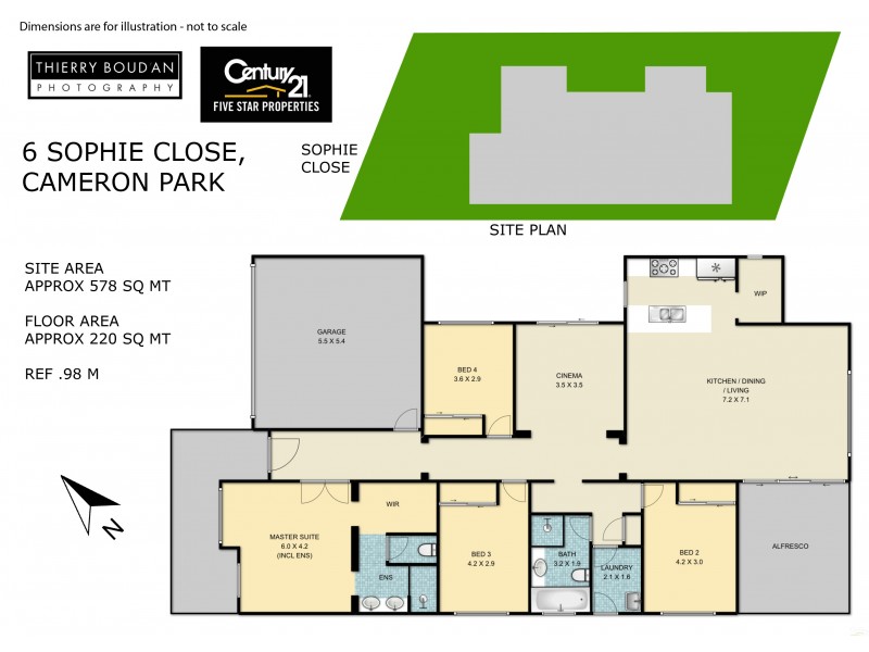 6 Sophie Close, Cameron Park NSW 2285 Floorplan