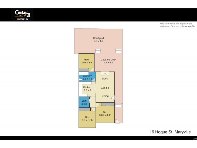 16 Hogue Street, Maryville NSW 2293 Floorplan
