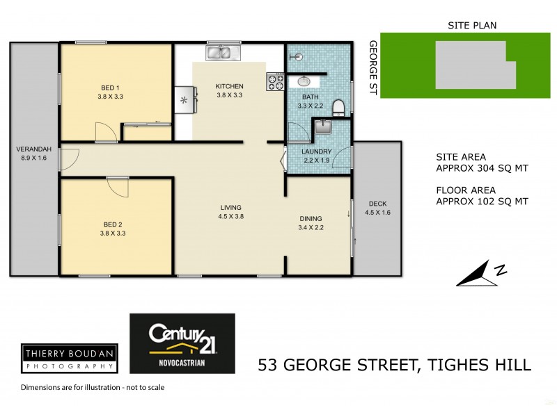 53 George Street, Tighes Hill NSW 2297 Floorplan