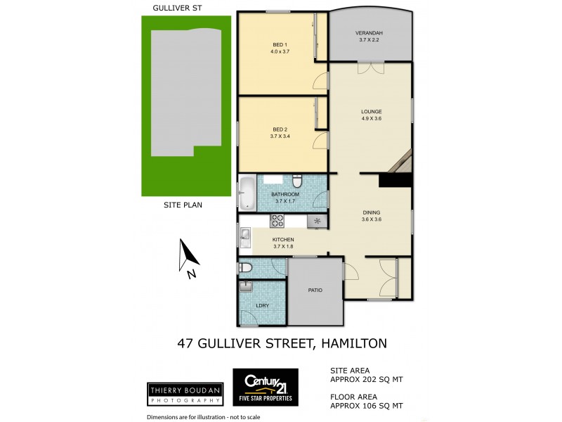 47 Gulliver Street, Hamilton NSW 2303 Floorplan