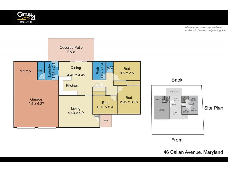 46 Callan Avenue, Maryland NSW 2287 Floorplan