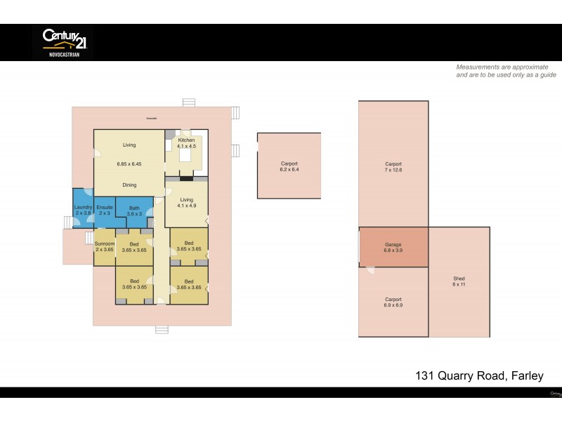 131 Quarry Road, Farley NSW 2320 Floorplan
