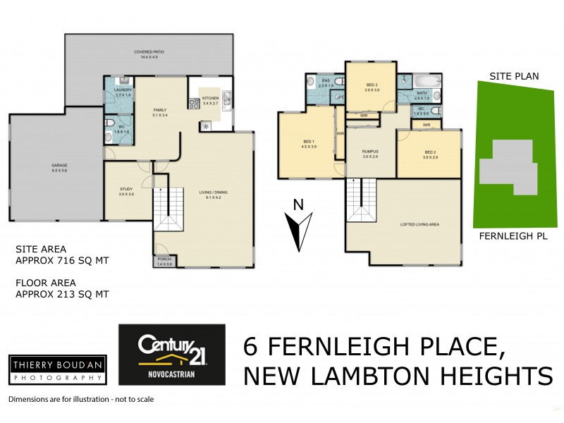 6 Fernleigh Place, New Lambton Heights NSW 2305 Floorplan