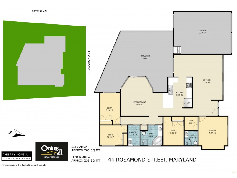 44 Rosamond Street, Maryland NSW 2287 Floorplan