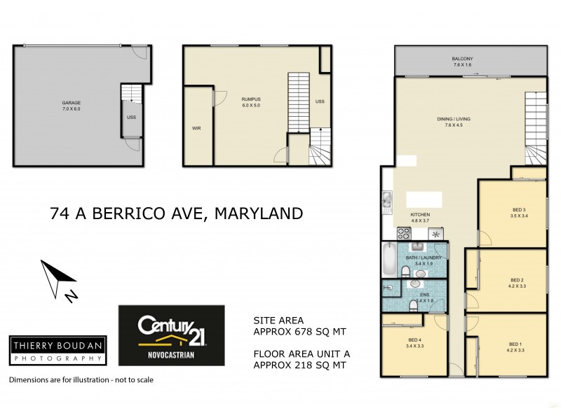 74A & 74B Berrico Avenue, Maryland NSW 2287 Floorplan