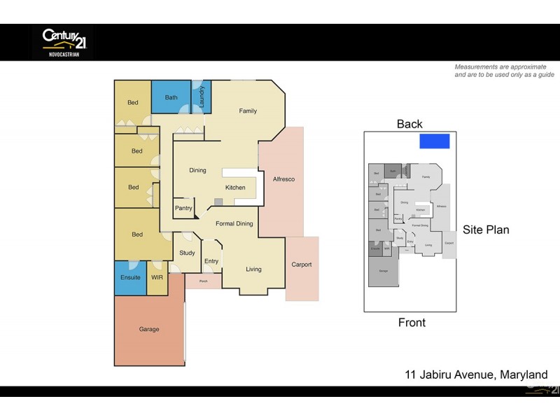 11 Jabiru Avenue, Maryland NSW 2287 Floorplan