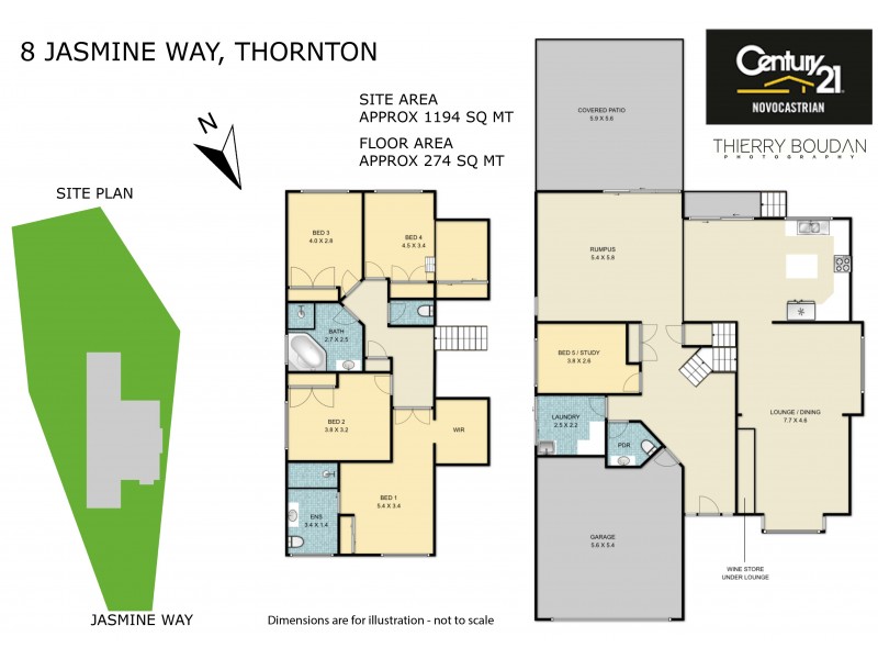 8 Jasmine Way, Thornton NSW 2322 Floorplan