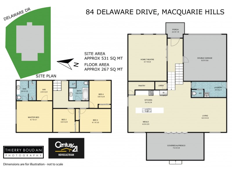 84 Delaware Drive, Macquarie Hills NSW 2285 Floorplan