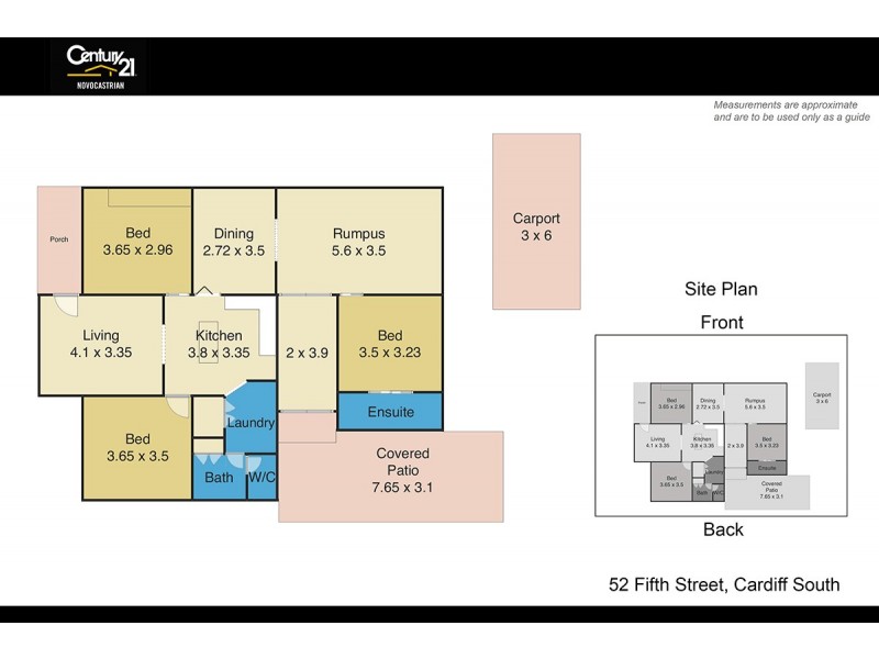 52 Fifth Street, Cardiff South NSW 2285 Floorplan
