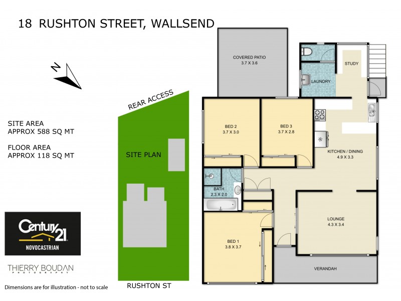 18 Rushton Street, Wallsend NSW 2287 Floorplan