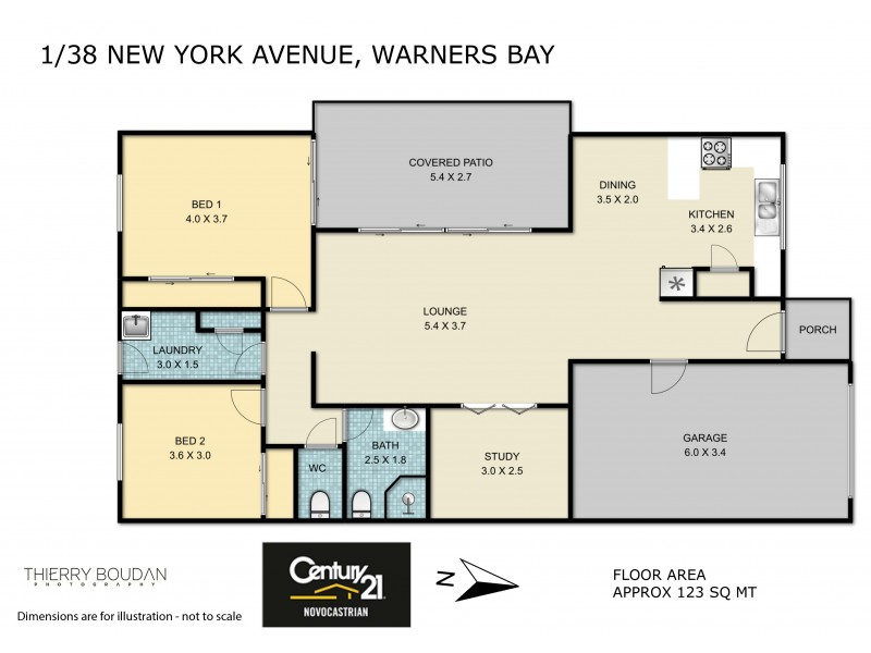 1/38 New York Avenue, Warners Bay NSW 2282 Floorplan