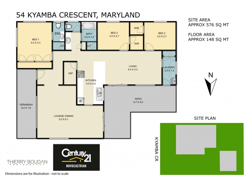 54 Kyamba Crescent, Maryland NSW 2287 Floorplan