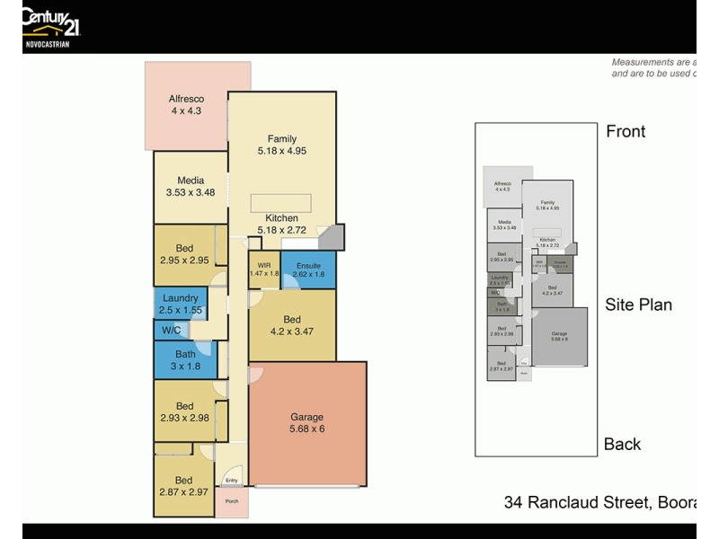 34 Ranclaud Street, Booragul NSW 2284 Floorplan