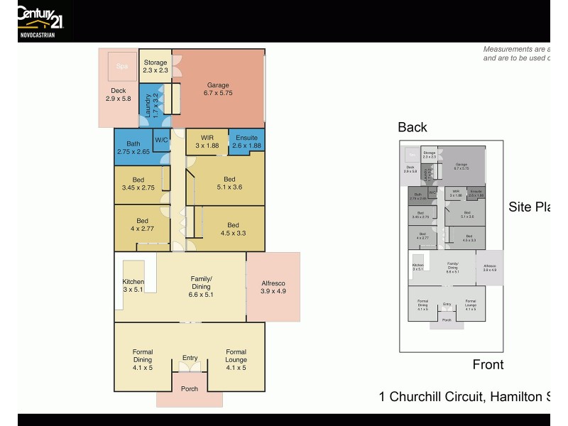 1 Cnr of Darling St & Churchill Cct, Hamilton South NSW 2303 Floorplan