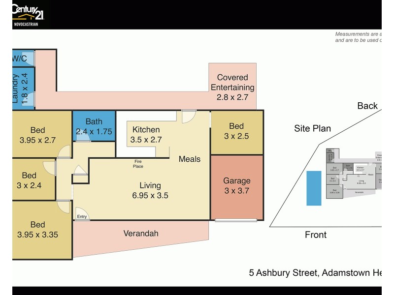 5 Ashbury Street, Adamstown Heights NSW 2289 Floorplan