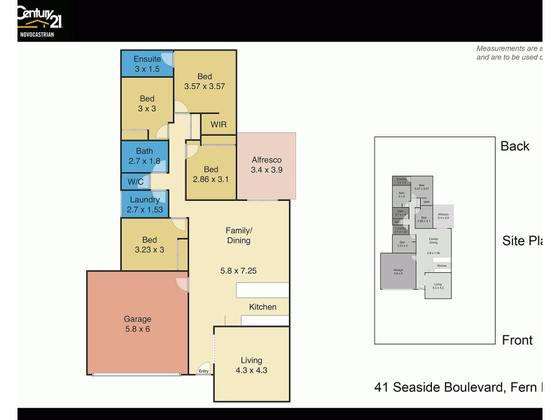 41 Seaside Boulevard, Fern Bay NSW 2295 Floorplan