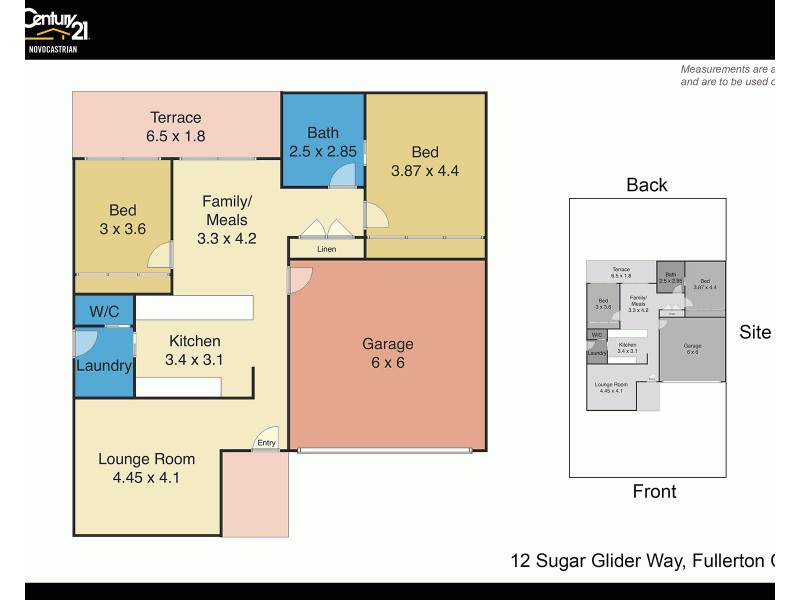 12 Sugar Glider Way, Fullerton Cove NSW 2318 Floorplan