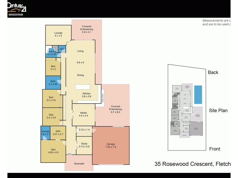 35 Rosewood Crescent, Fletcher NSW 2287 Floorplan