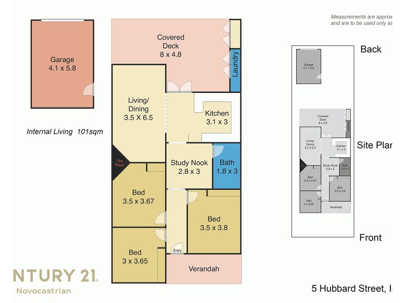 5 Hubbard Street, Islington NSW 2296 Floorplan