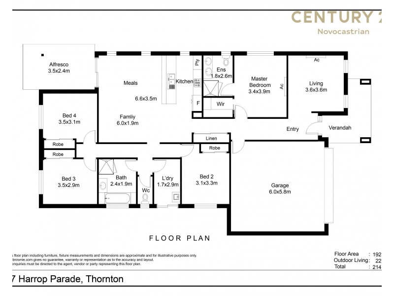 27 Harrop Parade, Thornton NSW 2322 Floorplan