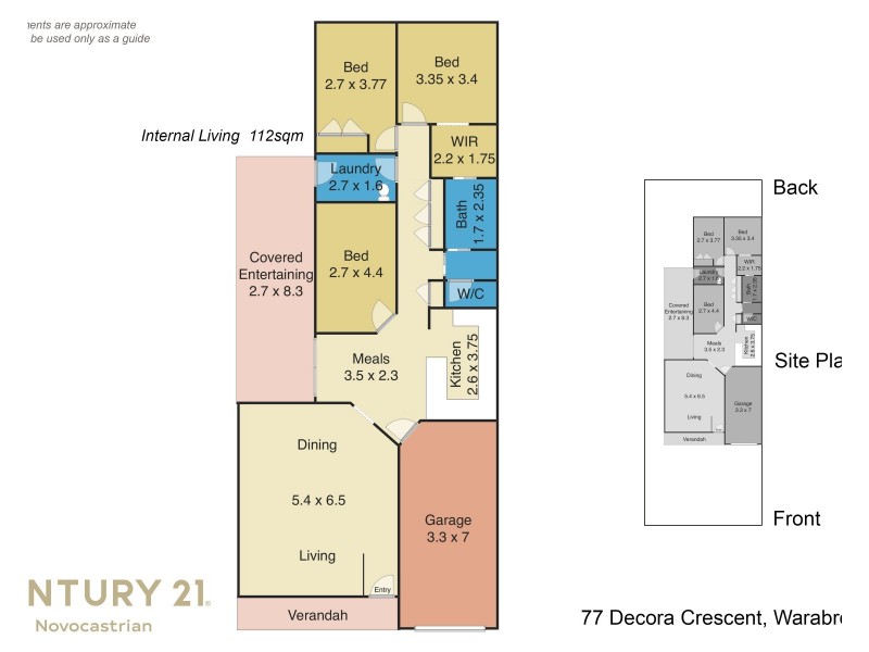 77 Decora Crescent, Warabrook NSW 2304 Floorplan