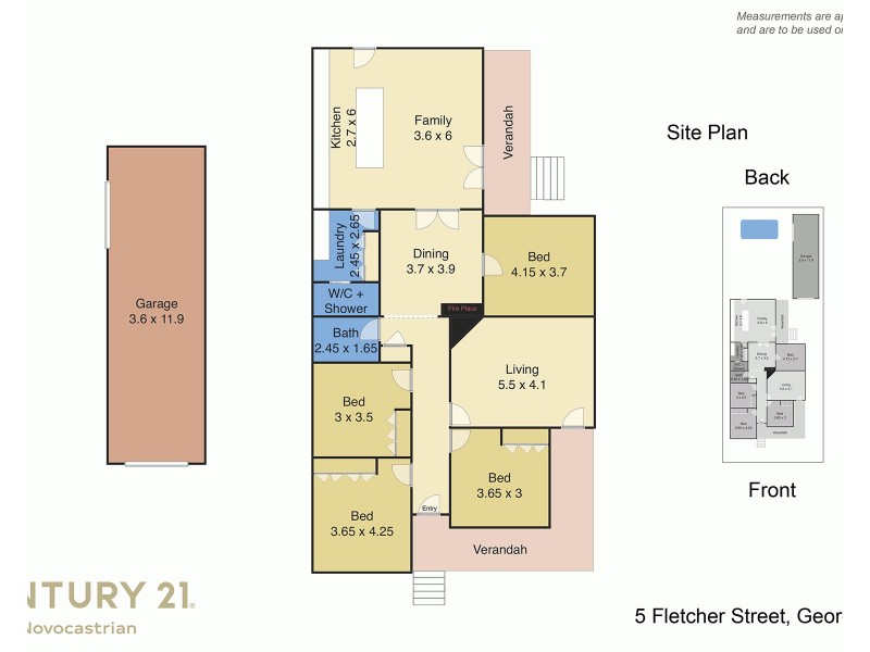 5 Fletcher Street, Georgetown NSW 2298 Floorplan