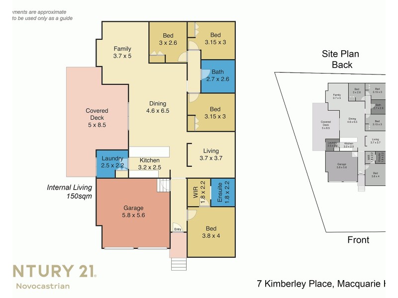 7 Kimberley Place, Macquarie Hills NSW 2285 Floorplan