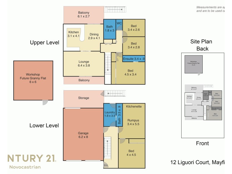 12 Liguori Court, Mayfield NSW 2304 Floorplan