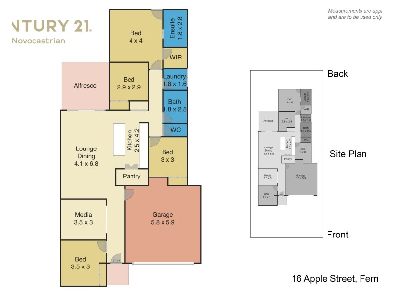 16 Apple Street, Fern Bay NSW 2295 Floorplan