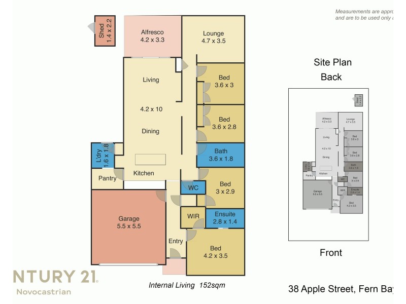38 Apple Street, Fern Bay NSW 2295 Floorplan