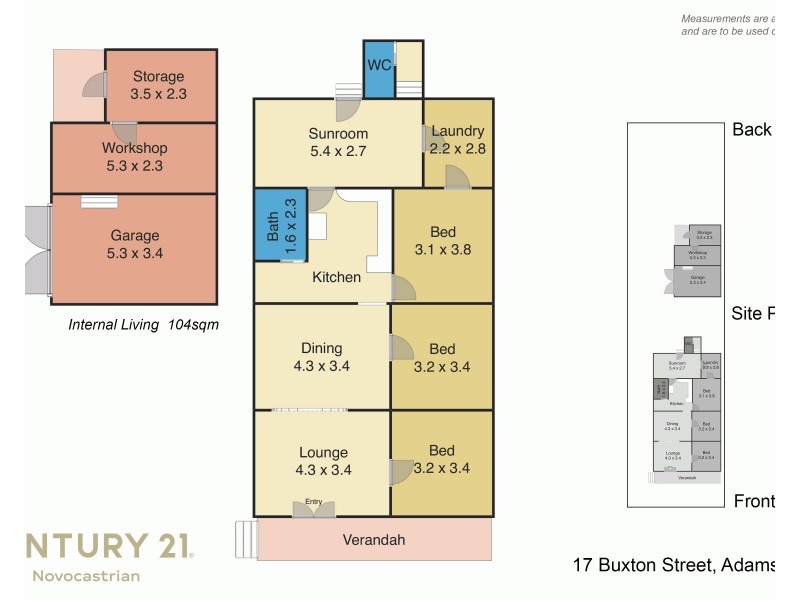 17 Buxton Street, Adamstown NSW 2289 Floorplan