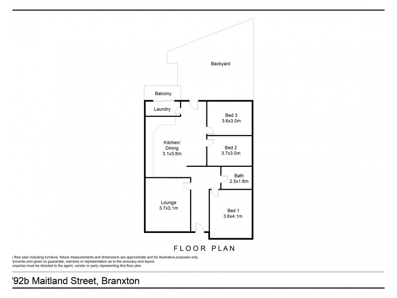 2/92b Maitland Street, Branxton NSW 2335 Floorplan