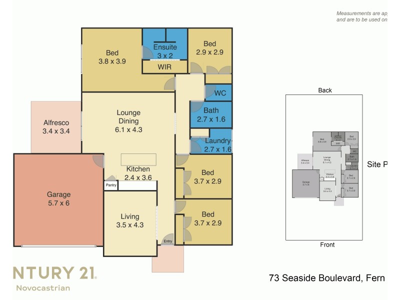73 Seaside Boulevard, Fern Bay NSW 2295 Floorplan