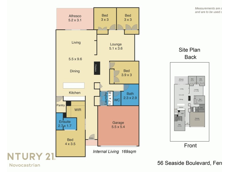 56 Seaside Boulevard, Fern Bay NSW 2295 Floorplan