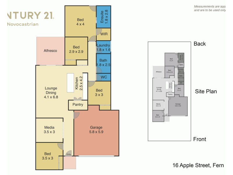 16 Apple Street, Fern Bay NSW 2295 Floorplan