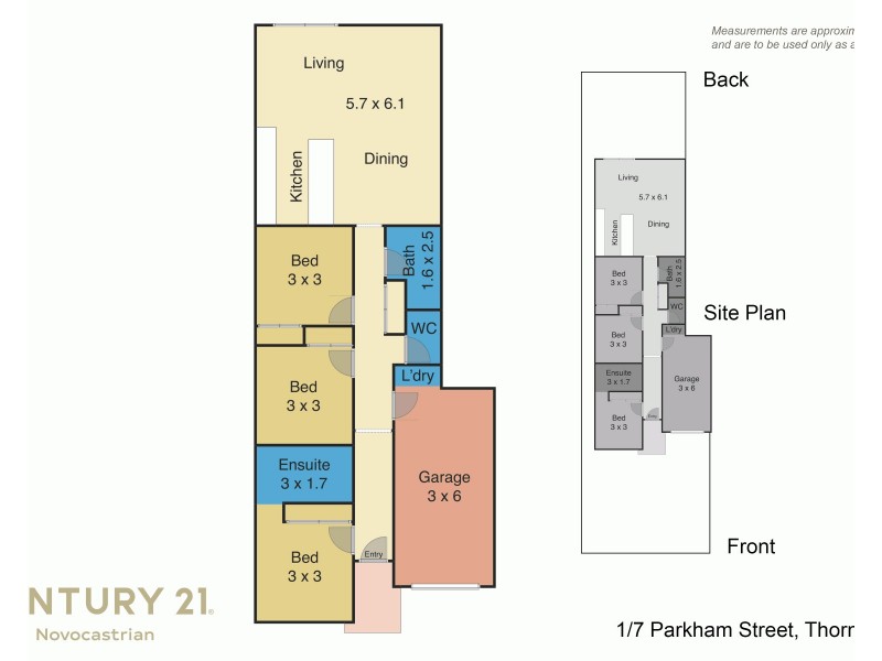 1/7 Parkham Street, Thornton NSW 2322 Floorplan
