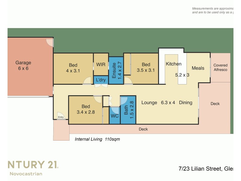 7/23 Lilian Street, Glendale NSW 2285 Floorplan