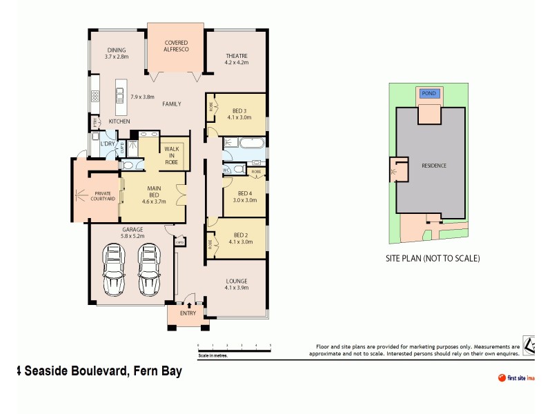 54 Seaside Boulevard, Fern Bay NSW 2295 Floorplan