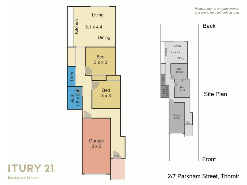 2/7  Parkham Street, Thornton NSW 2322 Floorplan