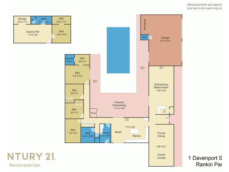 1 Davenport Street, Rankin Park NSW 2287 Floorplan