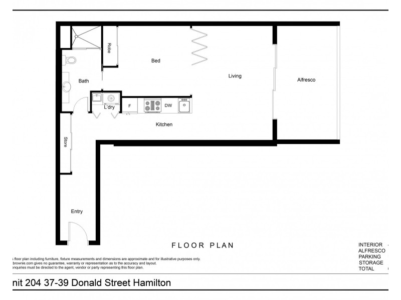 204 37-39 Donald Street, Hamilton NSW 2303 Floorplan